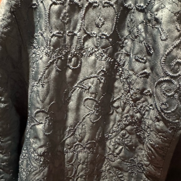 Teal quilted Alfred Dunner light jacket - Picture 4 of 4